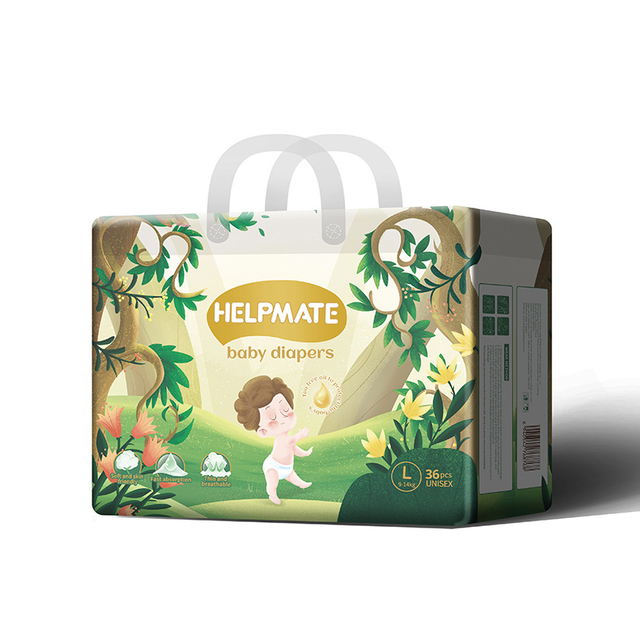 حفاضات أطفال مقاس L فائقة الامتصاص، مقاومة للتسرب ومريحة
