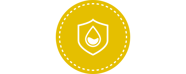 أيقونة تصميم مضادة للتسرب للحماية